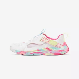 Scarpe da ginnastica bambino PLAYFUL SUMMER traspiranti bianco-rosa
