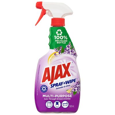 Ajax Spray N Wipe Lavender/Citrus 500mL