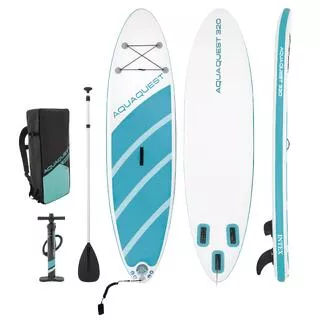 INTEX Intex 68242NP - Aqua Quest 320 SUP Gonfiabile, con accessori, 320x81x15 cm