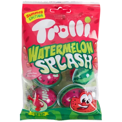 Gumové bonbony Trolli Splash Vodní meloun