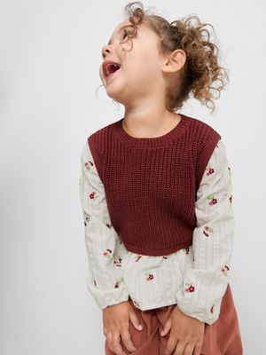 1-9 años | Blusa y chaleco 2 en 1