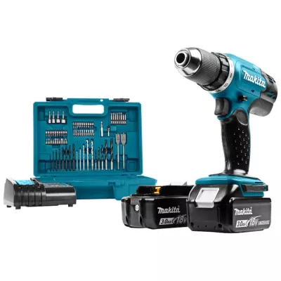 Makita, Bore-/skruemaskine, inkl. batteri, DDF453SFX1 LXT, 18 V