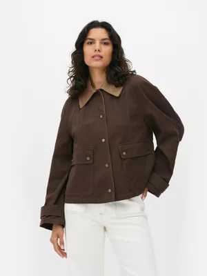 Chaqueta de corte trapecio