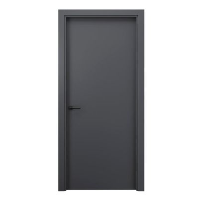 PUERTA INTERIOR EN BLOCK VINILO GRIS CIEGA 70.5CM IZQUIERDA