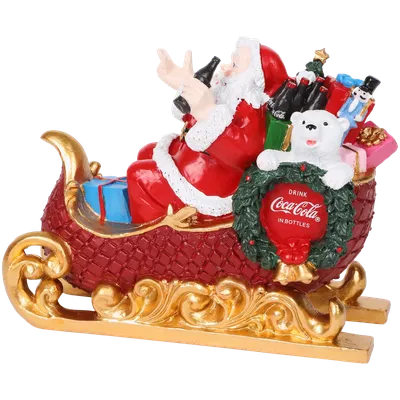 Vánoční dekorace se Santa Clausem Coca-Cola