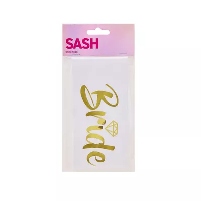 Costume Bride-To-Be Sash