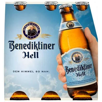 Benediktiner Hell 6x0,33l