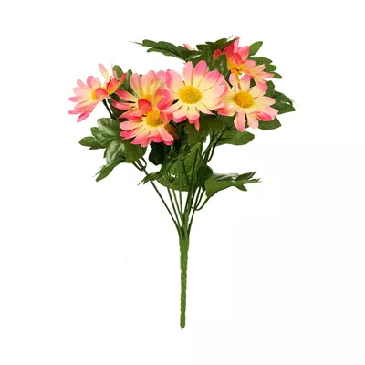 Faux Daisy Bunch Pink/White