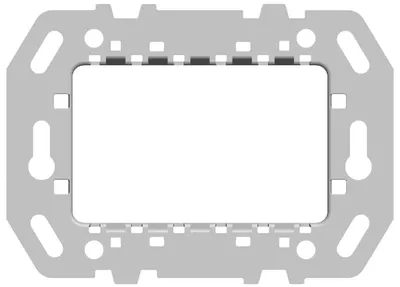 BASTIDOR 3 MODULOS CAJA RECTANGULAR SERIE ZENIT