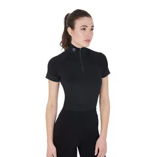 EQUESTRO Base layer donna slim fit mezza manica