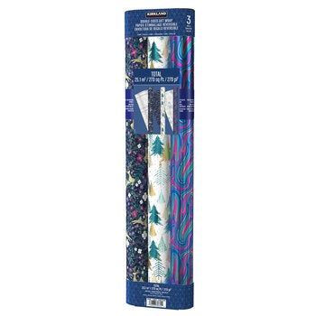 Kirkland Signature Opulant Gift Wrap 2 x 3 Pack