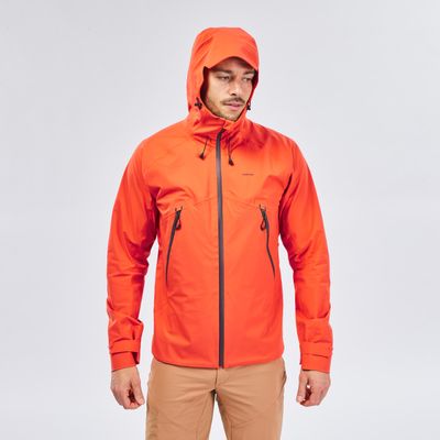 QUECHUA Pánská nepromokavá prodyšná turistická bunda MH 500