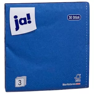 ja! Servietten Denim Blue 30 Stück