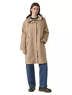 Chelsea Hooded Midi Parka Coat