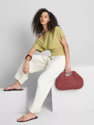 Top con hombros descubiertos de Paula Echevarría