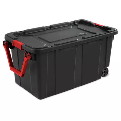 New!  Sterilite 40 Gallon Wheeled Industrial Storage Tote