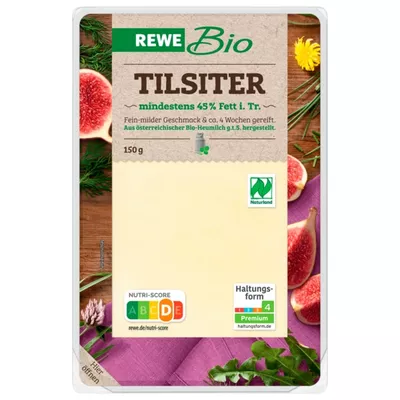 REWE Bio Tilsiter Scheiben 150g