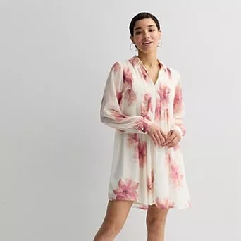 Women's Nine West Pintuck Mini Dress