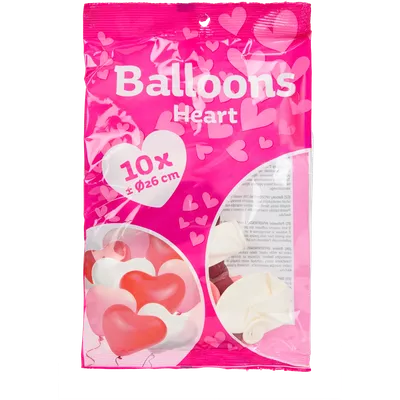 Balonky ve tvaru srdce