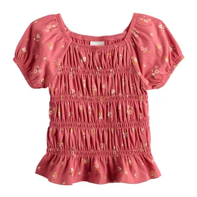 Girls 4-12 Jumping Beans® Knit Peasant Top
