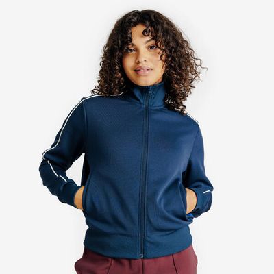 DECATHLON Trainingsjacke Damen - Heritage marineblau