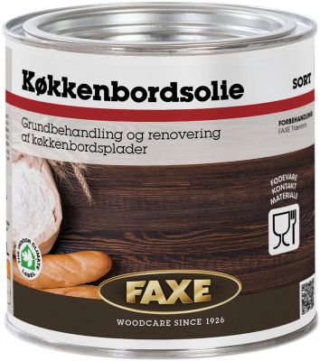 FAXE, Køkkenbordsolie, sort, 0,75 L