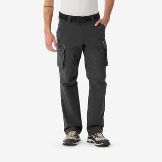 QUECHUA Pantaloni montagna uomo NH500 CARGO grigi