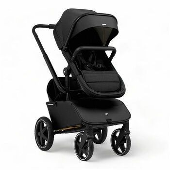 The Jiffle Wagon 6 in 1 Stroller Black