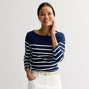 Women's Croft & Barrow® Boatneck Top