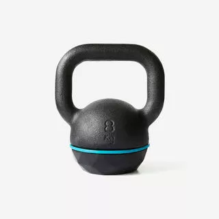 CORENGTH Kettlebell ghisa-base in gomma 8kg