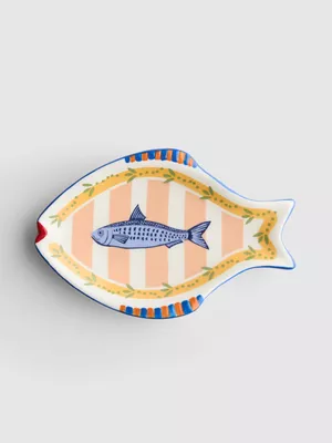 Plato para abalorios en forma de pez
