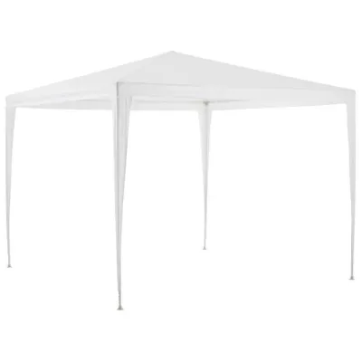 Havepavillon, 100 % vandtæt, 300x300 cm, hvid