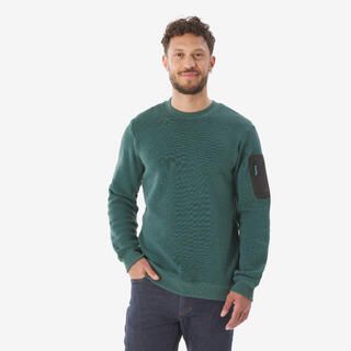 QUECHUA Maglione in pile montagna uomo NH100 verde