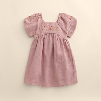 Girls 4-12 Little Co. by Lauren Conrad Organic Bubble Sleeve Dress