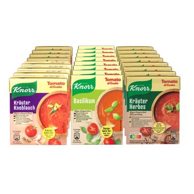 Knorr Tomate al Gusto 370g sortiert, 24er Pack