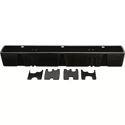 DU-HA 2 Gun Rack and Organizer Truck Storage Container for 1099-2007 Chevrolet/GMC Silverado/Sierra Reg Cab, Black