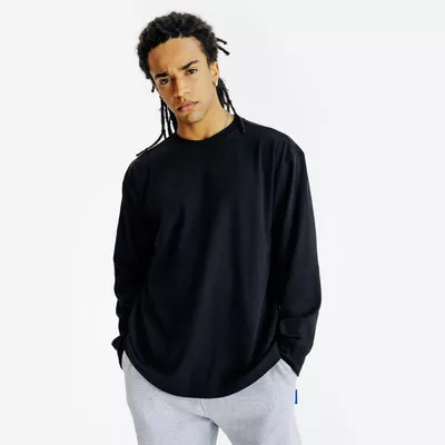 DECATHLON Langarmshirt Herren - Elementals schwarz