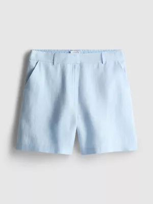 Pantalones cortos clásicos de lino de The Edit