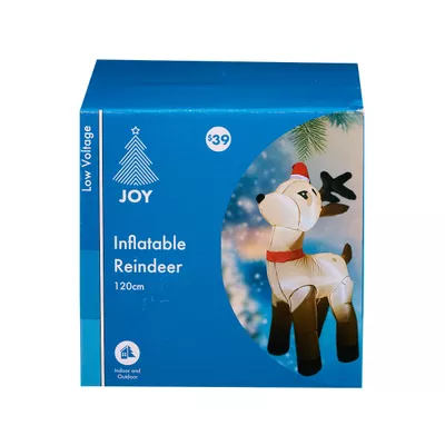 Christmas Low Voltage Inflatable Reindeer 120cm