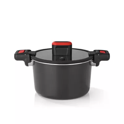 GOURMETmaxx Energiespartopf Aluminium 5,8l