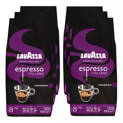 Lavazza Espresso Italiano Cremoso 1 kg, 6er Pack