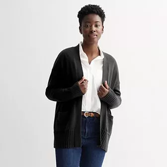 Women's Sonoma Goods For Life® Open Front Longline Cardigan
