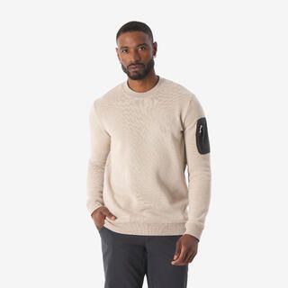 QUECHUA Maglione in pile montagna uomo NH100 beige