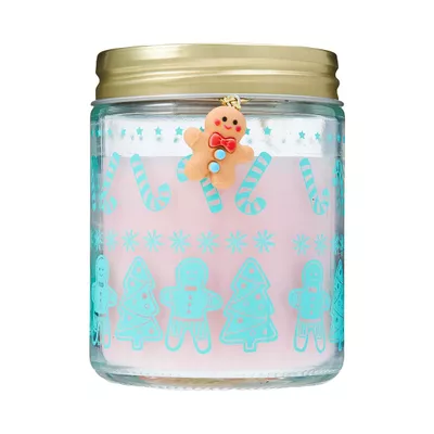 Christmas Gingerbread/Candy Cane Trinket Candle