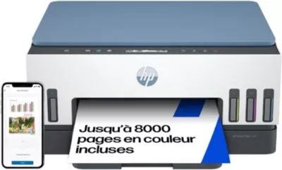 Imprimante jet d'encre HP Smart Tank Plus 7006