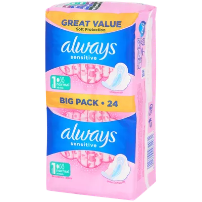 Menstruační vložky Always Sensitive