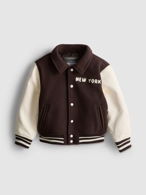 1-9 años | Chaqueta bómber con cuello