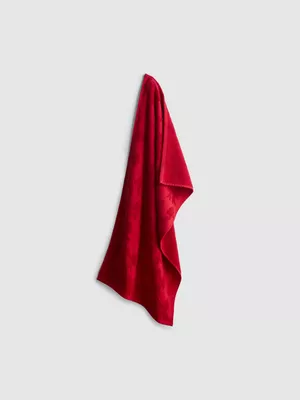 Toalla de mano empenechada con lazo