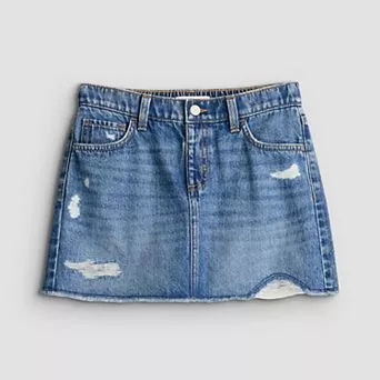 Girls 4-20 SO® Five Pocket Denim Skort in Regular & Plus Size