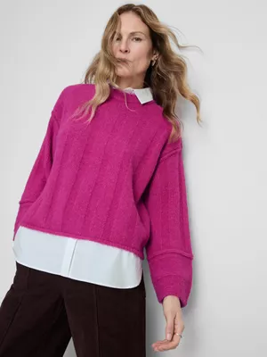 Jersey de canalé 2 en 1